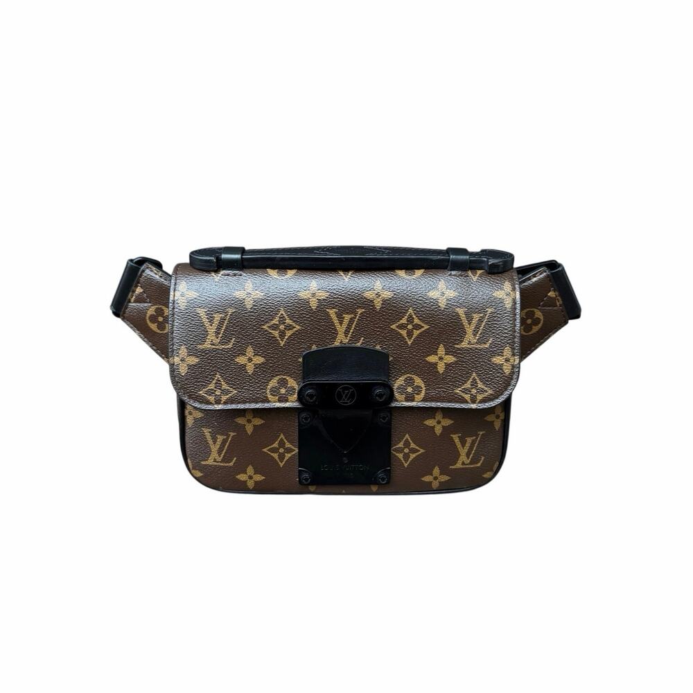 Louis Vuitton Monogram S Lock Sling Belt Bag